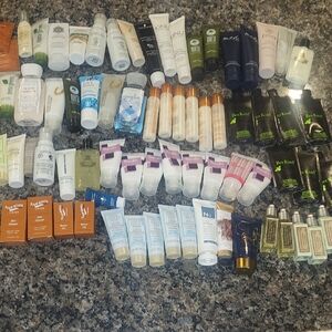 Lot of 74  Assorted Skincare and Beauty Sample Set travel size new